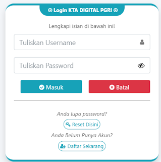 Register PGRI NTB - Persatuan Guru Republik Indonesia Cabang NTB